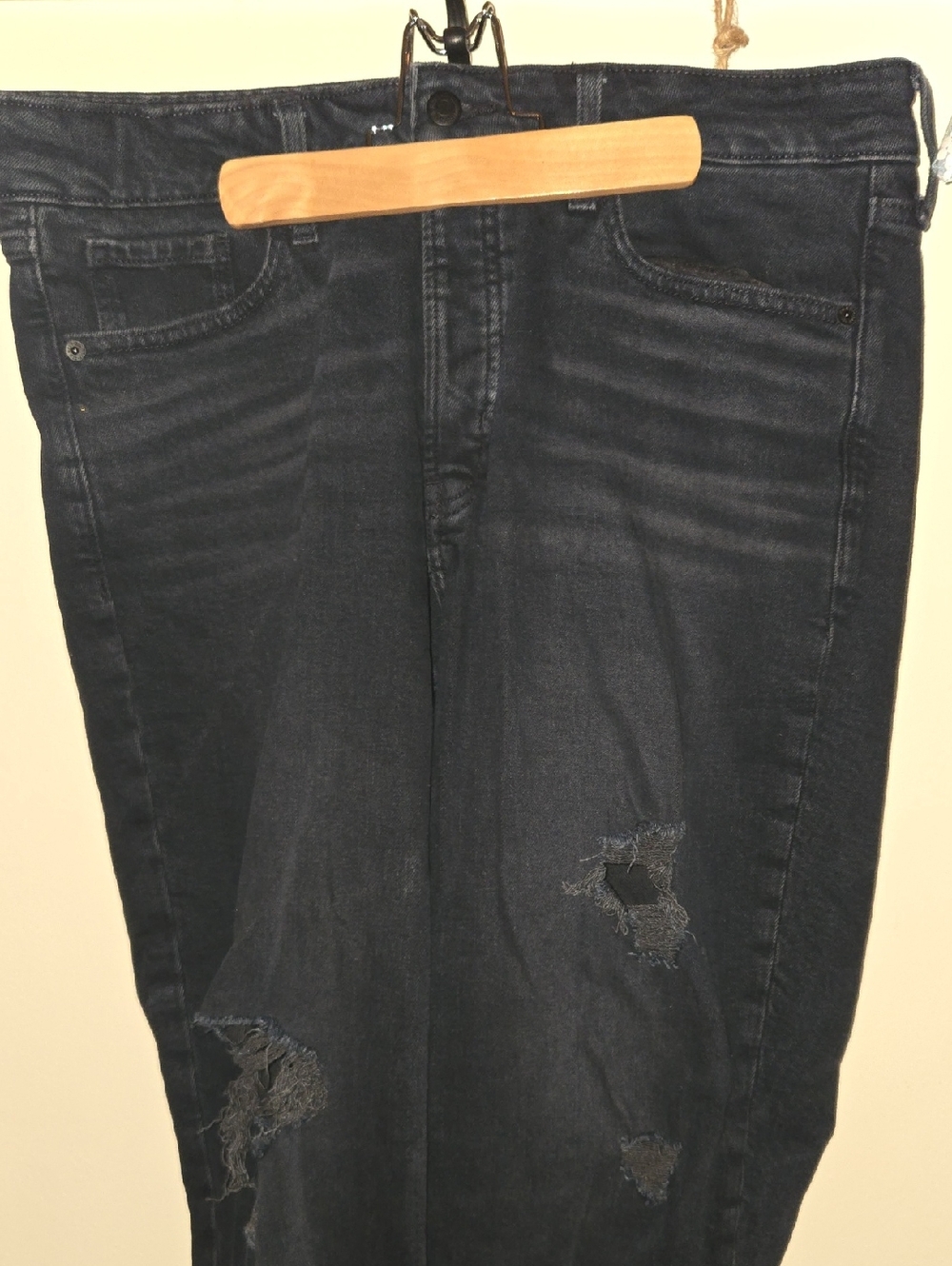 Old Navy Black O.G. Straight Jeans - Picture 2 of 8